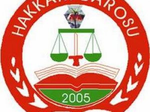 Hakkari Barosundan açıklama