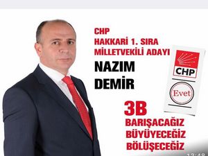 Nazım Demir : “Benim derdim Hakkari”