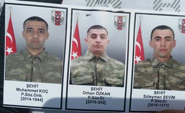 Şehitler törenle memleketlerine uğurlandı