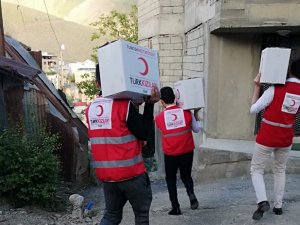 Hakkari kızılayı sevindirmeye devam ediyor