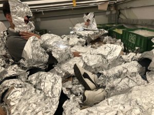 Alüminyum folyoya sardılar! Böyle yakalandılar