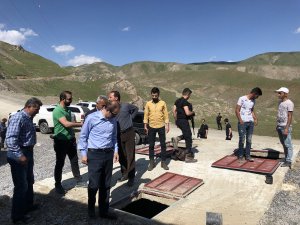 Başkan Epcim su dağıtım depolarını denetledi