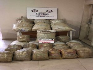 858 kg toz esrar maddesi ele geçirildi