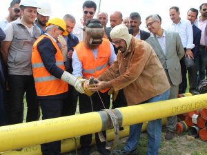 Bir ilçe daha doğalgaz'a kavuştu
