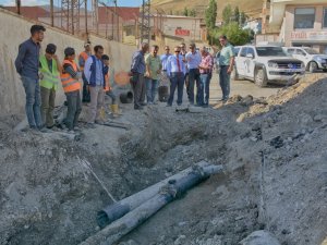 İçme suyu inşaat çalışmaları sürüyor