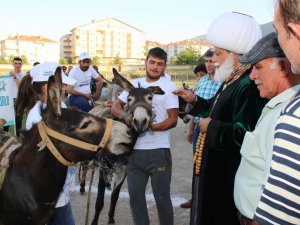 En güzel gözlü eşek yarışları yapıldı
