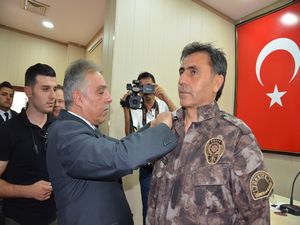 Hakkari emniyetinden rütbe terfi töreni