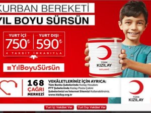 Kızılayı Hakkari Şubesinden kurban bayramı açıklaması