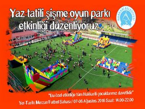 Belediye oyun grubu etkinliği düzenliyor