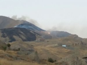 Hakkari’de çıkan anız yangını korkuttu