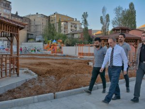 Hakkari'nin kent parkı yükseliyor