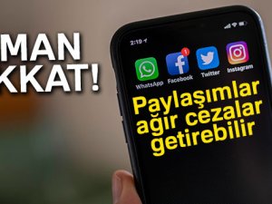 Sosyal medya paylaşımları ağır ceza