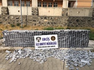 15 bin 146 paket kaçak sigara ele geçirildi