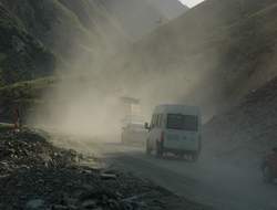 Hakkari Van karayolunda çalışma