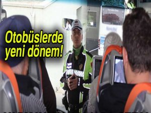 Şehirlerarası otobüslerde kemer takmayan yolculara şok kontrol
