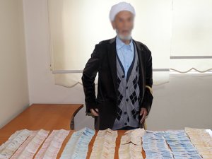 Dilencinin üzerinden 7 bin lira çıktı