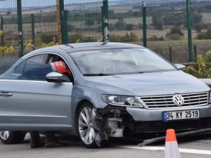 Otomobilde kanlar içinde bulundu