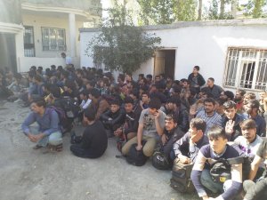 45 kaçak göçmen yakalandı