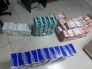 90 bin TL’lik kaçak ilaç ele geçirildi