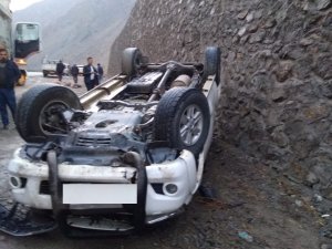 Hakkari’de trafik kazası 1 yaralı