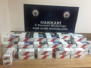 4 bin 500 paket sigara ele geçirildi