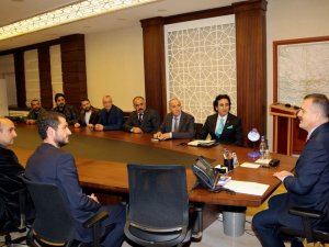 Gazetecilerden Vali Akbıyık'a ziyaret!