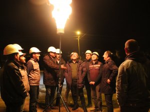 Doğalgaz sevinci yaşadılar!
