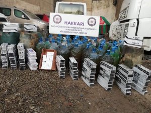 Hakkari il genelinde kaçakçılık operasyonu