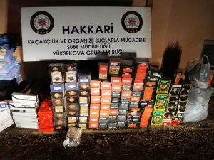 Hakkari il genelinde kaçakçılık operasyonu