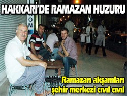 Hakkari huzurunu yaşıyor
