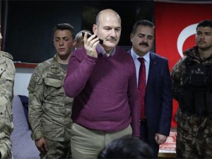 Bakan Soylu yeni yıla askerlerle birlikte girdi