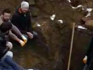 Kaçak kazıcılara jandarmadan suçüstü