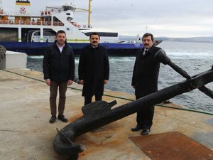 100 yıllık 3 ton ağırlığında çapa bulundu