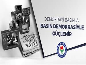 Hakkari Memur-Sen gazeteciler gününü kutladı