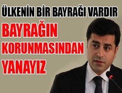 Bayrağın korunmasından yanayız