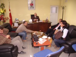 BAŞKAN ZİYARETLERİNİ SÜRDÜRÜYOR