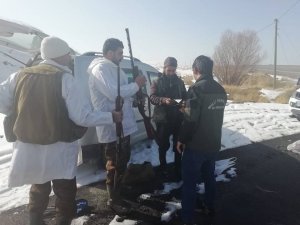 DKMP ekiplerinin kaçak avcı mesaisi