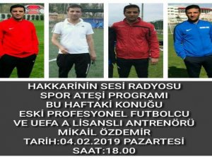 Spor Ateşinin Konuğu Mikail Özdemir…