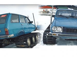 77 model Torosu paletli kar aracına dönüştürdü