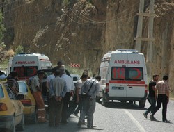 Trafik kazası 5 yaralı