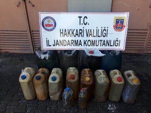 450 litre akaryakıt ele geçirildi...