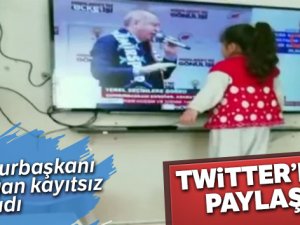 Cumhurbaşkanı Erdoğan, kayıtsız kalmadı