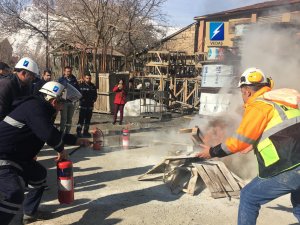 “VEDAŞ’tan Yangın Tatbikatı”