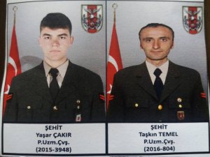 Hakkari'de şehitlere uğurlama töreni düzenlendi