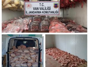 3 bin 500 kilo kaçak et ele geçirildi