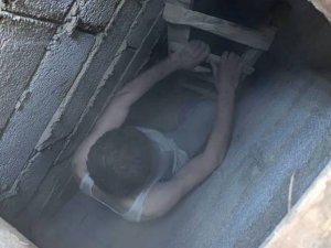 Cezaevi firarisi evindeki gizli bölmede yakalandı