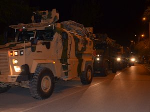 Suriye sınırına askeri sevkiyat