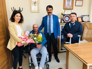 Vedaş’tan engellilere ziyaret