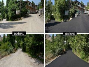 Hakkari Bağlar mahallesinin eski ve yeni hali