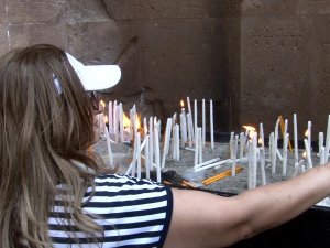 Ermeni ayini başladı